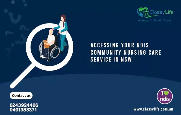 Accessing NDIS Community Nursing care in NSW