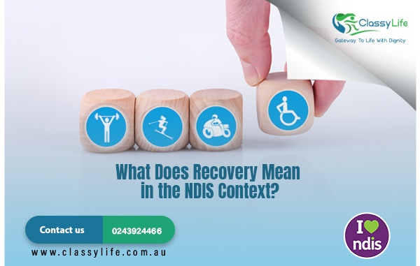 What does Mental Health recovery mean in the NDIS context?